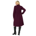 thumbnail image 2 of Woman Within Plus Size Plaid Flannel A-Line Shirtdress, 2 of 5