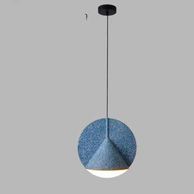 

Toyella Dining Room Chandelier Bedroom Bedside Coffee Shop Terrazzo Resin Small Blue White light