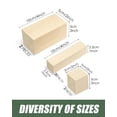 thumbnail image 3 of Bloques para tallado en madera de tilo Bluvizo, kit DIY de 24 piezas de madera blanda, 3 of 6