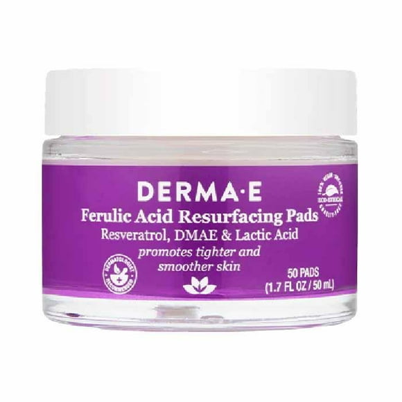 Derma-E - Ferulic Acid Resurfacing Pads, 50 pads