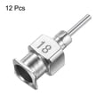 thumbnail image 3 of Uxcell 12pcs 18G Stainless Steel Dispensing Needles, 1/4" Glue Needle Tube Blunt Tip, 3 of 6