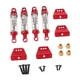 thumbnail image 4 of TISHITA 4Pcs RC Car Shock Absorbers Replacement Kit with Hydraulic Suspension Accessories And Metal Mounts Suitable for Improving The Ride of The RC Car red, 4 of 8