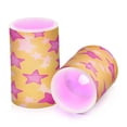 thumbnail image 7 of Yayeee Flameless Candles with Remote Flickering Battery Operated Multi Color Changing, Large Pink Stars, 7 of 7