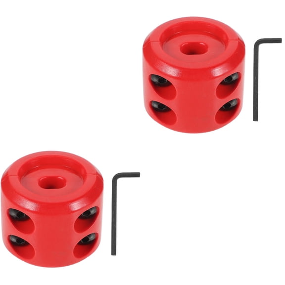 2 Sets Cord Protector Threader Winch Stopper for Synthetic Rope ATV UTV Accessories Hook Cable Stopper