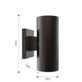 thumbnail image 6 of Better Homes & Gardens Wall Light in/Outdoors Stylish Cylinder Sconce, E26 Base, Lighting Fixture, 6 of 10