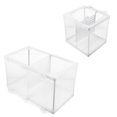 thumbnail image 4 of SHOWERORO Lot de 2 Réservoir de Poissons en Plastique Blanc pour Solutions de Gestion des Poissons Sûres, 4 of 5