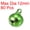 Green, variant on Uxcell 6mm Small Jingle Bells for Craft DIY Christmas Vacuum Plating Red 80 Pack