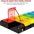 thumbnail image 3 of Extra Large Pill Organizer 2 Times a Day, Weekly XL AM PM Pill Case, 7 Day Pill Box Twice a Day, Oversized Daily Medicine Organizer for Vitamins, Big Pill Container, 3 of 7