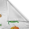 thumbnail image 3 of Vegetable Curtains 2 Panels Set, Funny Various Cartoon Characters with Smiley Faces Happy Farm Theme Kids Nursery, Window Drapes for Living Room Bedroom, 55W X 39L Inches, Multicolor, by Ambesonne, 3 of 3
