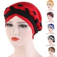 thumbnail image 2 of CNKOO Mode Femmes Bonnet Élastique Turban Chapeau Cancer Chimio Perte de Cheveux, 2 of 10
