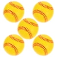 thumbnail image 1 of 5 Pcs Balles de Softball en Éponge PU pour Entraînement de Baseball, 1 of 9