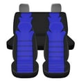 thumbnail image 2 of Pzuqiu Fashion Blue Car Seat Covers Full Set Auto Seat Rear Split Bench Cover Easy to Install Cover Set Stretch Polyester Fabric Cover Universal Fit for Most Vehicle, 2 of 7