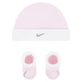 thumbnail image 2 of Newborn Baby Nike Beanie & Booties Set Color: Pink Size: N/A, 2 of 2