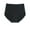 Black, variant on Lopecy-Sta Women's Underwear Gift for Mother High Waisted Seamless Underwear for Women Full Coverage No-Show Wave Edge Panties