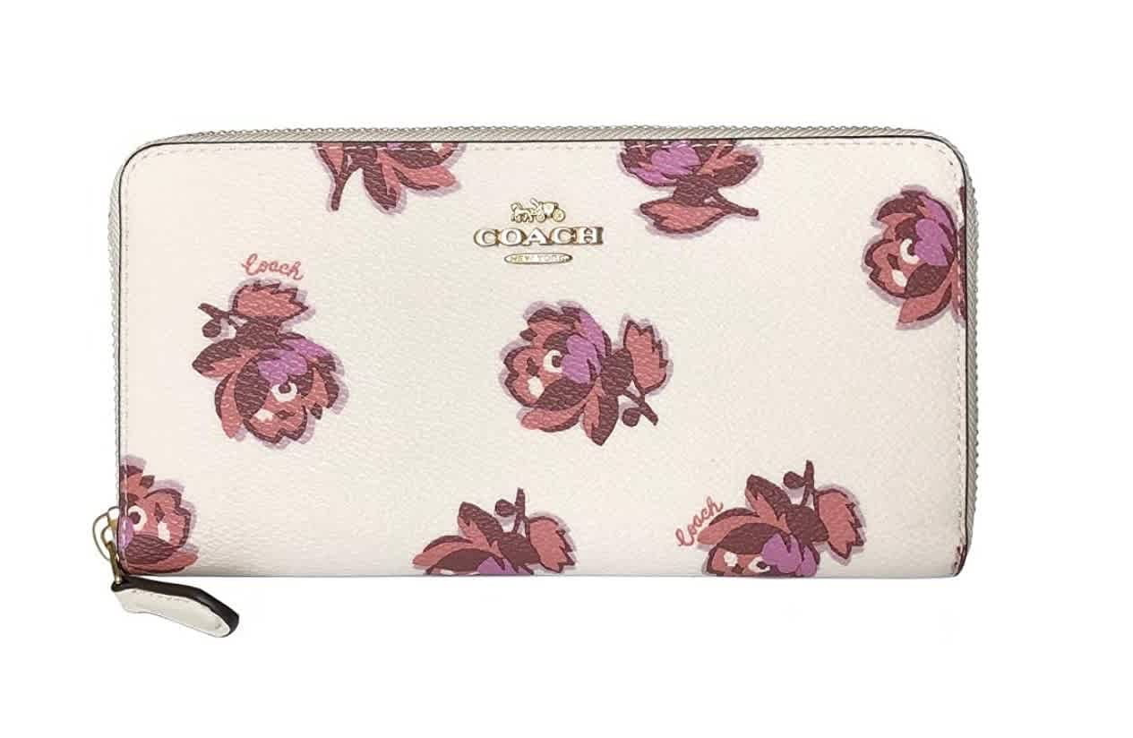 Buy Women's Coach Floral Accordion Zip Wallet at Ubuy Ethiopia