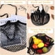 thumbnail image 4 of 2 Pack Cotton string storage shopping bags Reusable Mesh Grocery Bags Long Handle Net Tote, 4 of 5