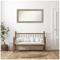thumbnail image 6 of Amanti Art Custom Wall and Bathroom Mirror (27 x 52 in.), Trellis Silver Frame, 6 of 7