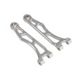 thumbnail image 2 of Brazos superiores delanteros altos/16 Piezas de modificación de coche RC Piezas fáciles de instalar Resistentes Plata, 2 of 9