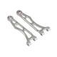 thumbnail image 2 of Kit de actualización de brazos oscilantes delanteros superiores para coche RC 1/16, accesorios para suspensión RC Plata, 2 of 9