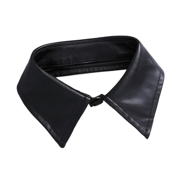 Collares falsos, collares decorativos, elegantes collares falsos para camisas, suéteres y vestidos. Negro
