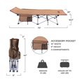 thumbnail image 2 of OSAGE RIVER Comfortable and Lightweight Standard Folding Camping Cot, 2 of 7