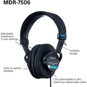 Sony MDR-7506 Professional Large Diaphragm Headphones