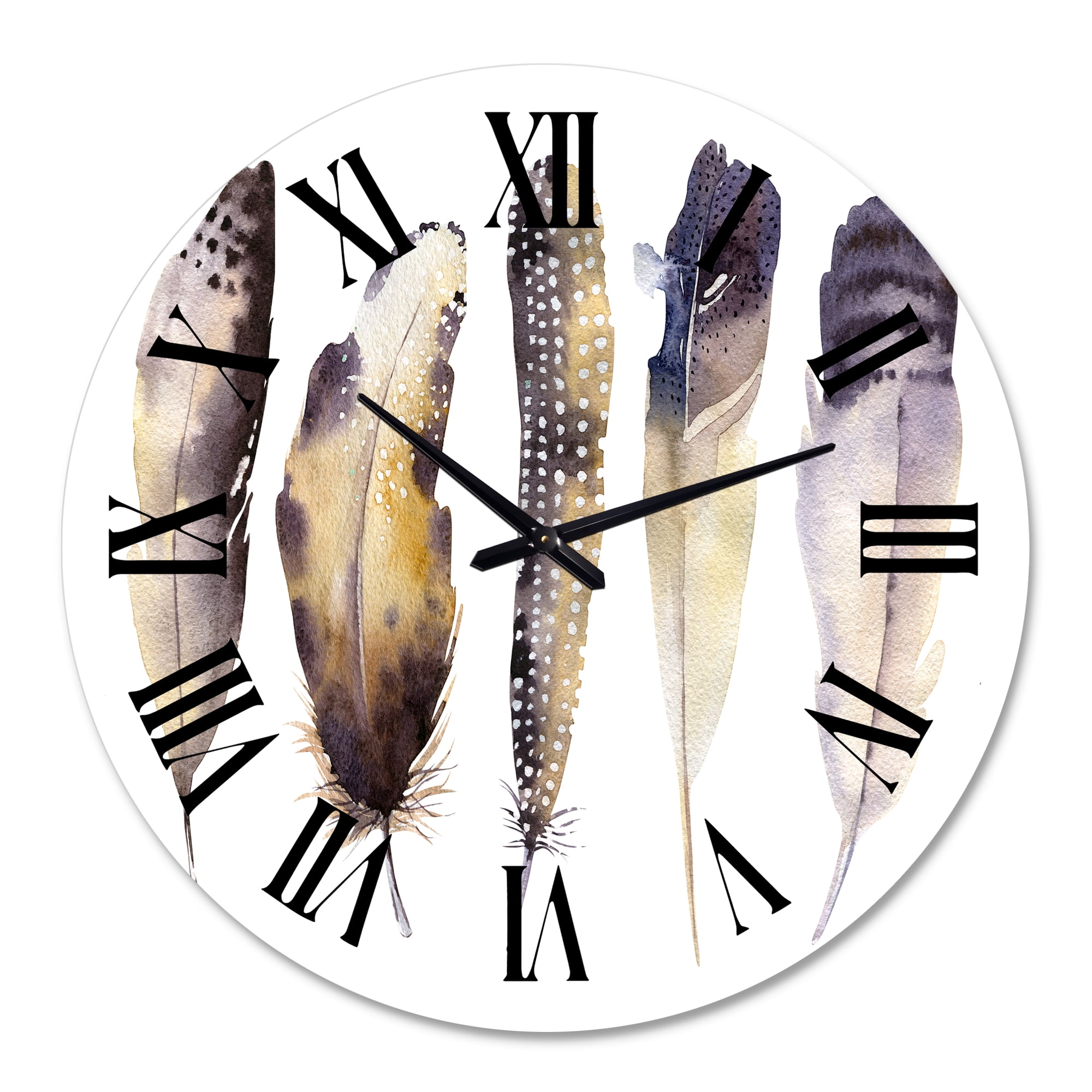 Designart 1 in Quartz Traditional Wall Clock