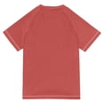 thumbnail image 6 of FORMRS Boys Rash Guard with Short Sleeves UPF 50+ Swim Shirts Sizes 3-12T, Stripes Trees, 6 of 6