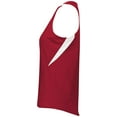 thumbnail image 3 of Holloway Sportswear L Womens PR Max Track Jersey Scarlet/White 221335, 3 of 5