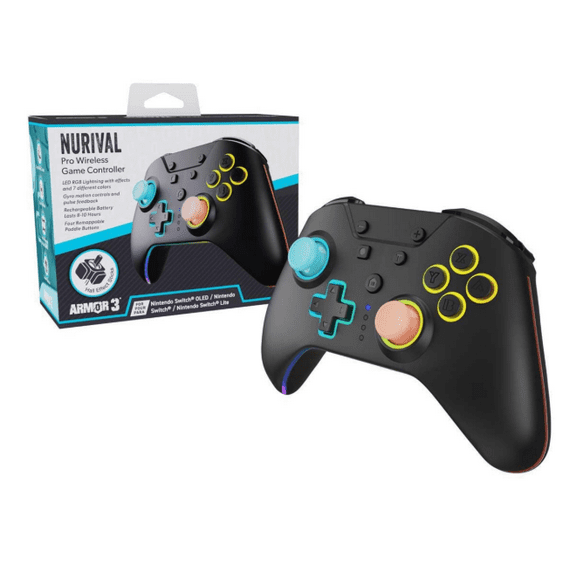 Armor3 NuRival Pro Wireless Game Controller for Nintendo Switch, Switch OLED, & Switch 2