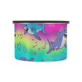 thumbnail image 2 of Cute Shark Rainbow Hearts Airtight Coffee Bean Canister 30oz Food Storage Containers with Lids For Gournd, Tea, Sugar, Flour, Rice, Cereal, Candy Cookie Jar, 2 of 8