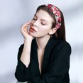 thumbnail image 4 of Paquete de 4 diademas para mujer, estilo bohemio, estilo floral, cruzado, para el pelo Ormromra 221790-3, 4 of 9