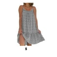 thumbnail image 2 of Dalazy Vintage Style Off Shoulder Dress For Summer Multifunction And Stylish Boho Dress gray S, 2 of 5