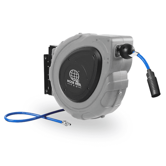 Hose Reel Pro 65ft Air Hose Reel | Wall Mounted | Max 300PSI | Grey