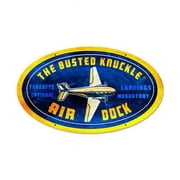 Busted Knuckle BUST113 24 x 14 in. Air Dock Oval Metal Sign