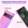 thumbnail image 2 of KOMI Case for Pixel 6 Pro Case,Pixel 6 XL Cute Case Girls, Gradient Slim Anti Scratch Soft TPU Phone Cover Shockproof Protective Case for Google Pixel 6 Pro (Pink/Purple), 2 of 5