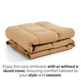 thumbnail image 5 of Southshore Fine Living, Inc. Twin/XL Comforter, Down-Alternative, Twin Bedspread, All Seasons, Gold, 5 of 9