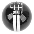 thumbnail image 1 of Cabezal de Palanca de Cambios para Automóvil, Perilla de Palanca de Cambios de Carreras de AUTOS DE 6 VELOCIDADAS Para Perilla de Cambio de Bola Redonda Estilo Shelby GT500 Con 3, 1 of 7