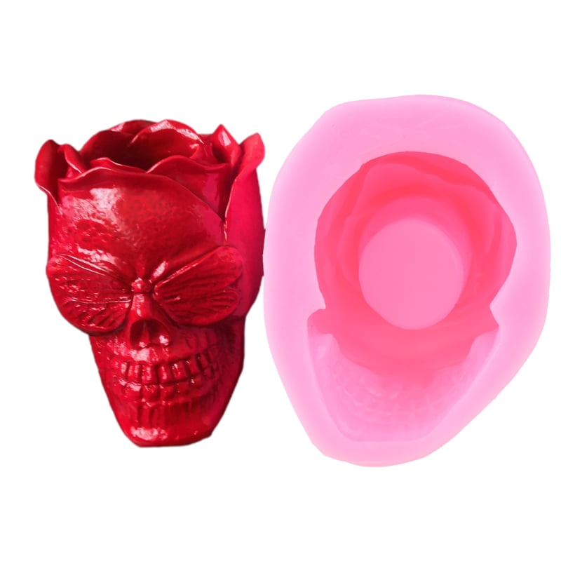 Flower Epoxy Resin Mold for Head Ashtray Silicone Mould DIY Crafts M