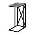 thumbnail image 2 of Convenience Concepts Tucson C End Table, Gray Marble/Black, 2 of 3