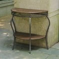 thumbnail image 3 of Valencia Resin Wicker/Steel Two Tier Half Moon Wall Table, 3 of 3