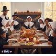 thumbnail image 4 of PMU Thanksgiving Pilgrim Hat, Black with Silver Buckle, Pack of 1, 4 of 6