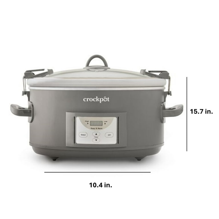 Crock-Pot 7-Quart Digital, Travel-Proof Cook and Carry