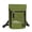 Green, variant on Light Weight Oxford Cloth Phone Wallet Money Holder With Zippered Pockets Adjustable Strap For Backpacking