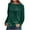 04 Green, variant on bnaln Womens Velvet Tops Crew Neck Long Sleeve T Shirts Casual Shirts Blouse Tops Loose Fit Pullover Sweatshirt Baggy Jumpers Ladies Blouses Dressy Trendy Holiday Tshirts Going Out Tops