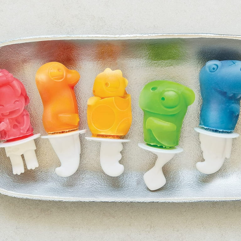 ZOKU Dinosaur Sticks Ice Maker 6 Unique Silicone Popsicle Molds Fun Prehistoric Designs BPA free Walmart