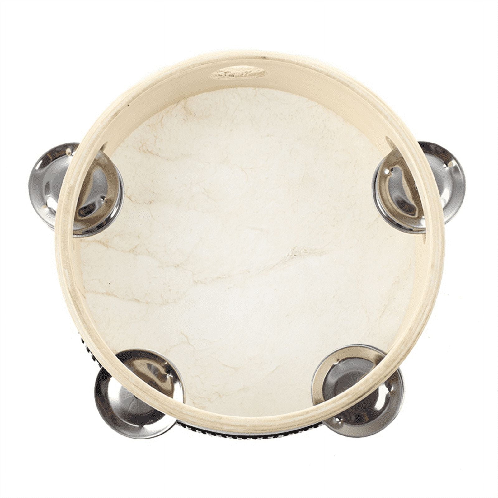 6 Pcs 6 inch Musical Tambourine Tamborine Drum Round Percussion Gift for KTV Party