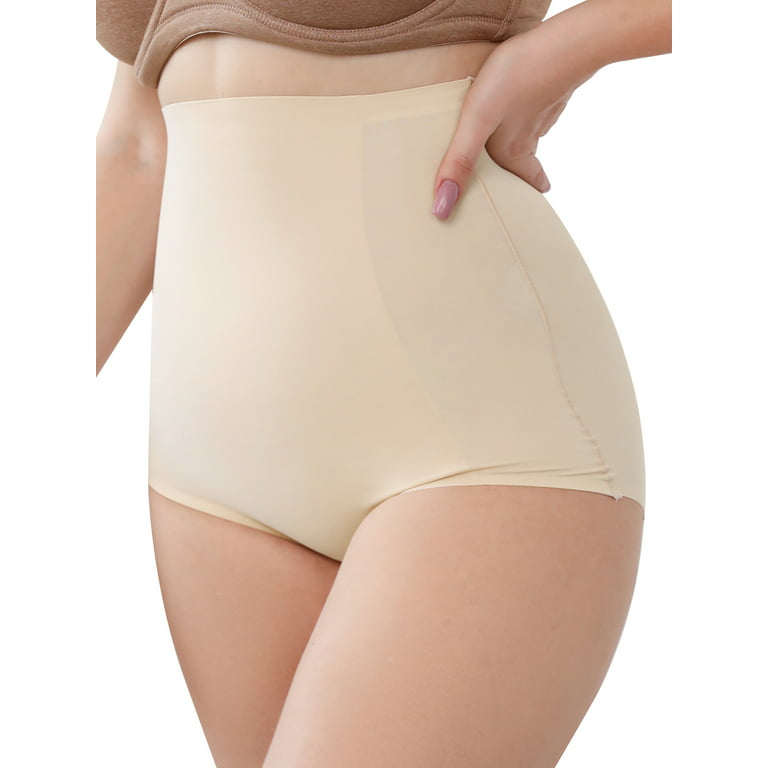 FOCUSSEXY Women's High Waist Butt Lifter Panties Tummy Control
