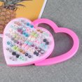 thumbnail image 4 of HEALEEP 2 Boxes Fashion Earrings Studs Assorted Color Plastic Jewelry for Family Members, 4 of 8