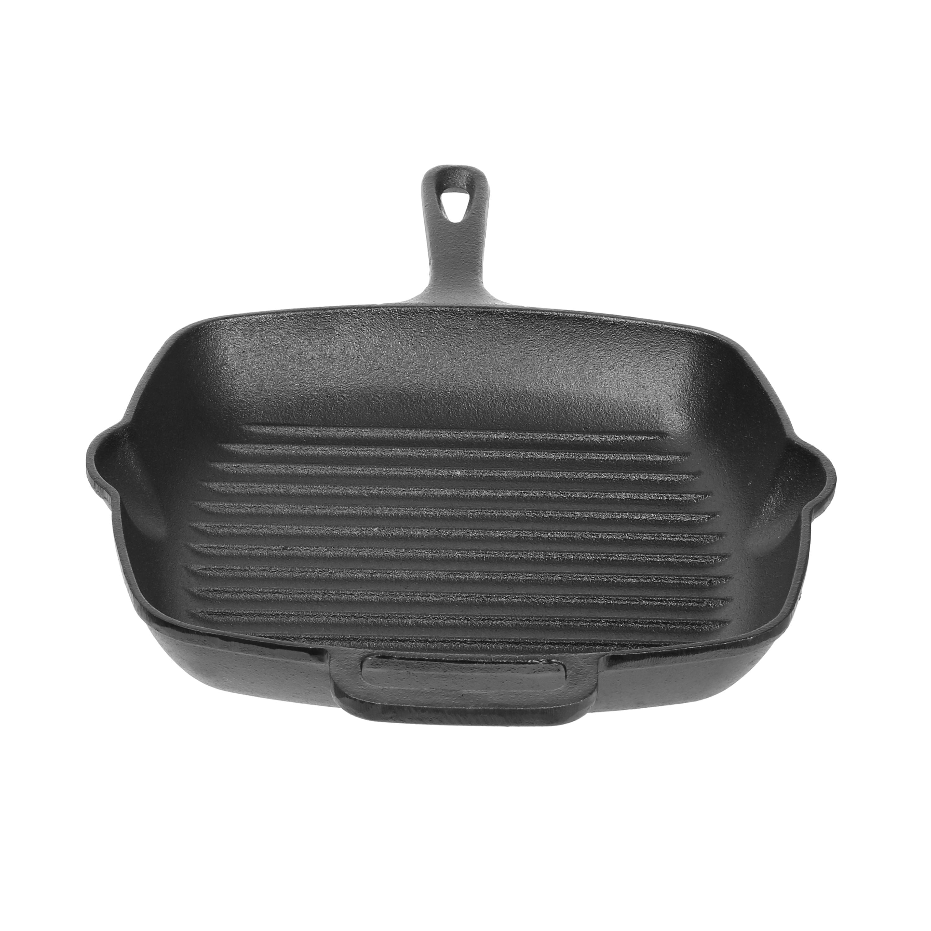 Square Pre-Seasoned Cast Iron Skillet with Handle - Metal Fusion, Inc.